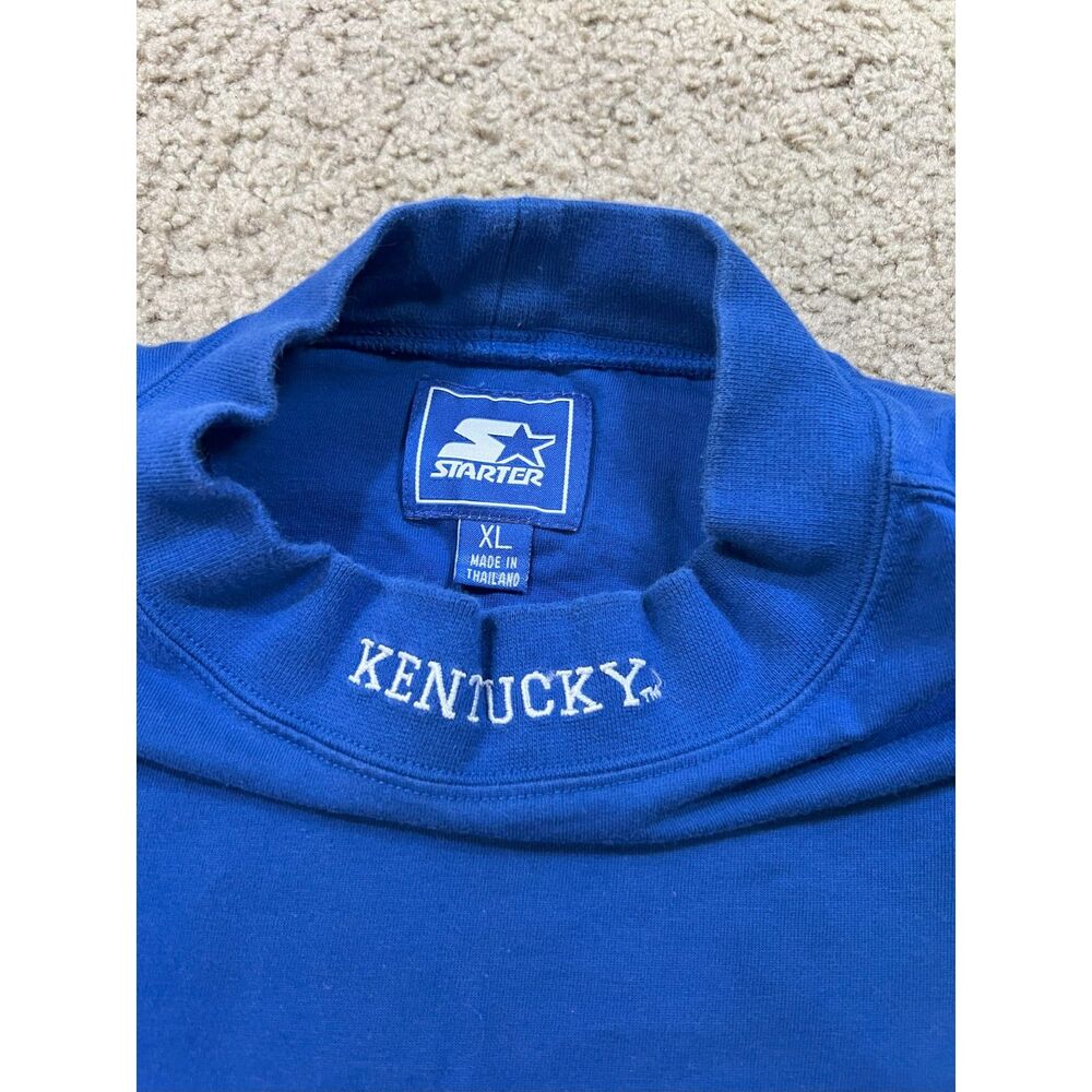 Vintage Starter University of Kentucky Turtleneck Long-Sleeve Shirt - Picture 2 of 7